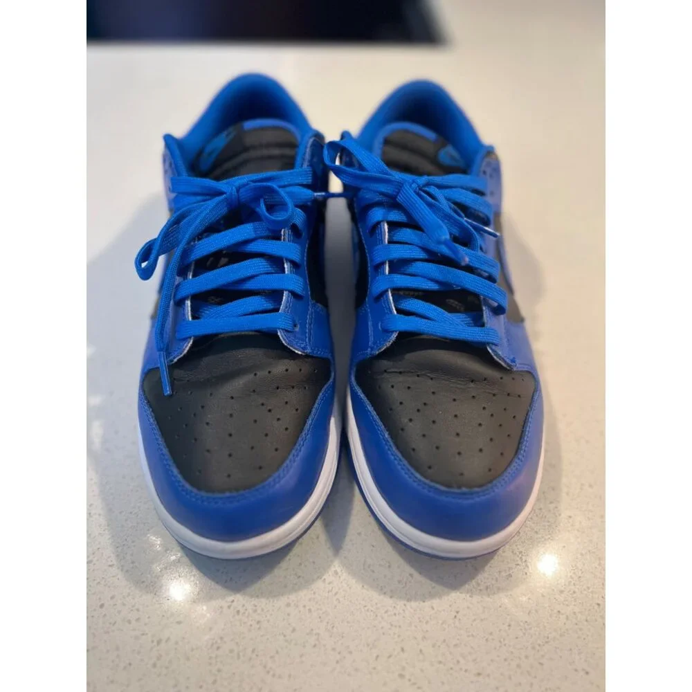 Nike Dunk Low Racer Blue Black‎ Men's Casual Lifestyle Shoes DD1391 001 Sz 10